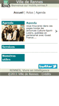 Mobile Screenshot of mobile.rennes.fr